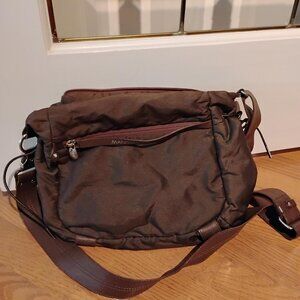 Mandarina Duck Brown Nylon Shoulder Bag/Purse